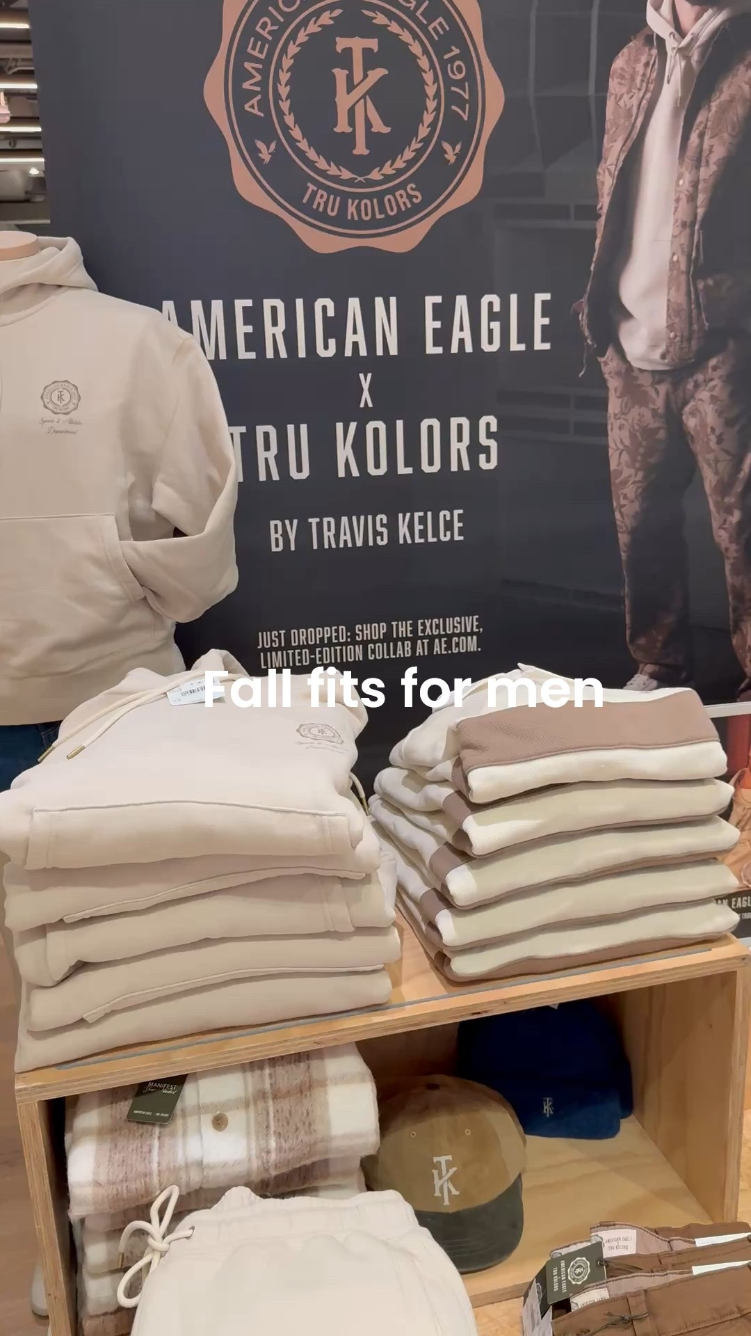 Travis Kelce x American Eagle collab
Fall for Men
Sweatpants, corduroy pants, jackets, hoodies, hats etc 

#LTKMens #LTKSeasonal #LTKU