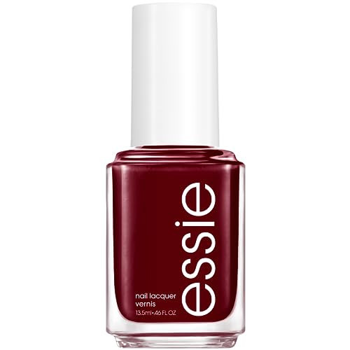 essie Salon-Quality Nail Polish, Vegan, Fall 2023, Dark Ruby Red, Full Blast, 0.46 fl oz | Amazon (US)
