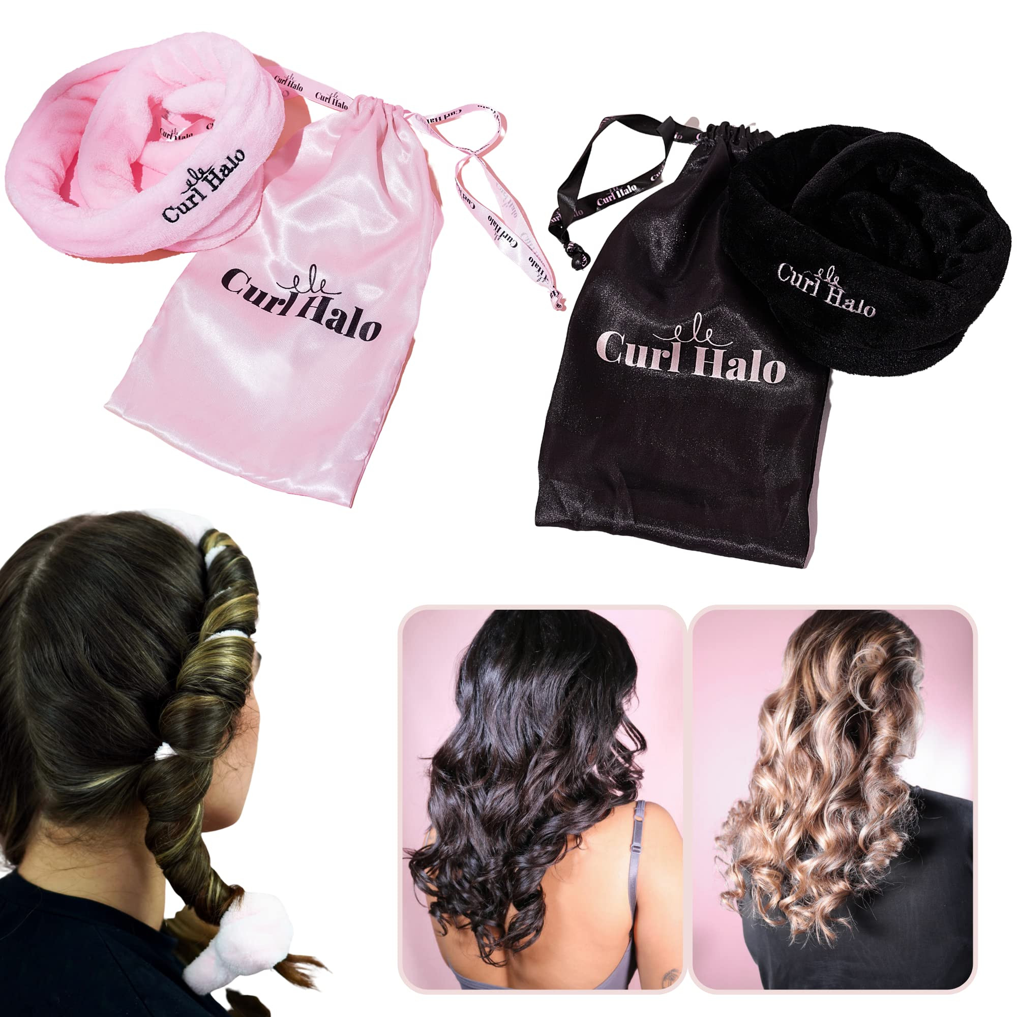 Curl Halo | The Ultimate Heatless Curler For All Hair Types | Heatless Curls | Natural Haircare S... | Amazon (UK)