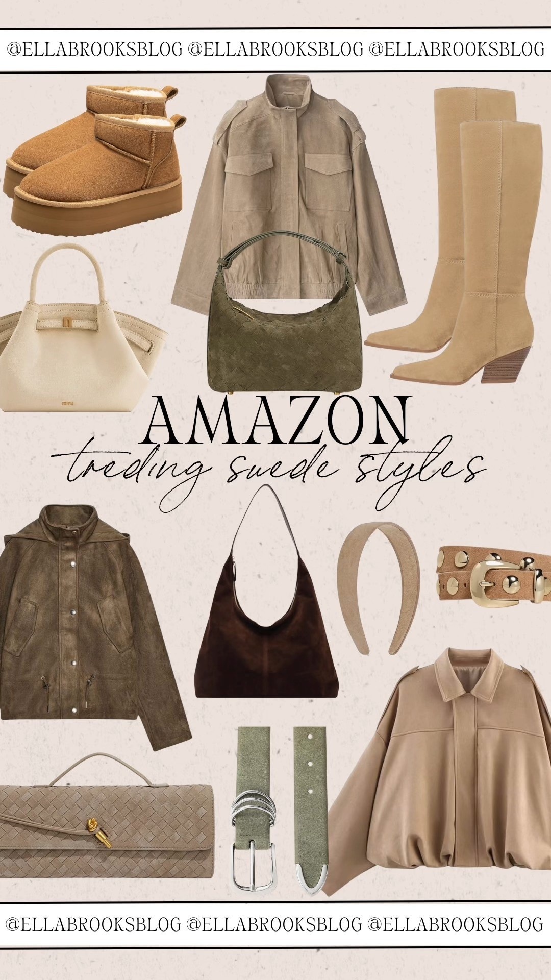 Amazon trending suede styles!

Amazon fashion, suede jacket, suede bag, amazon boots, western boots, fall fashion 

#LTKStyleTip #LTKItBag #LTKShoeCrush