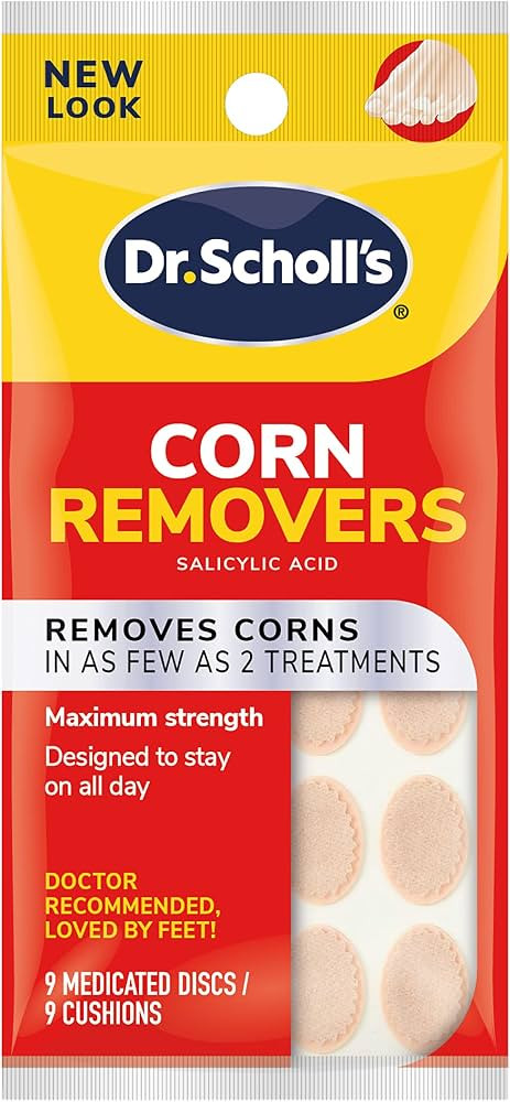 Dr. Scholl's Corn REMOVERS, 9 Ct // Removes Corns in as Few as 2 Treatments, Maximum Strength, St... | Amazon (US)