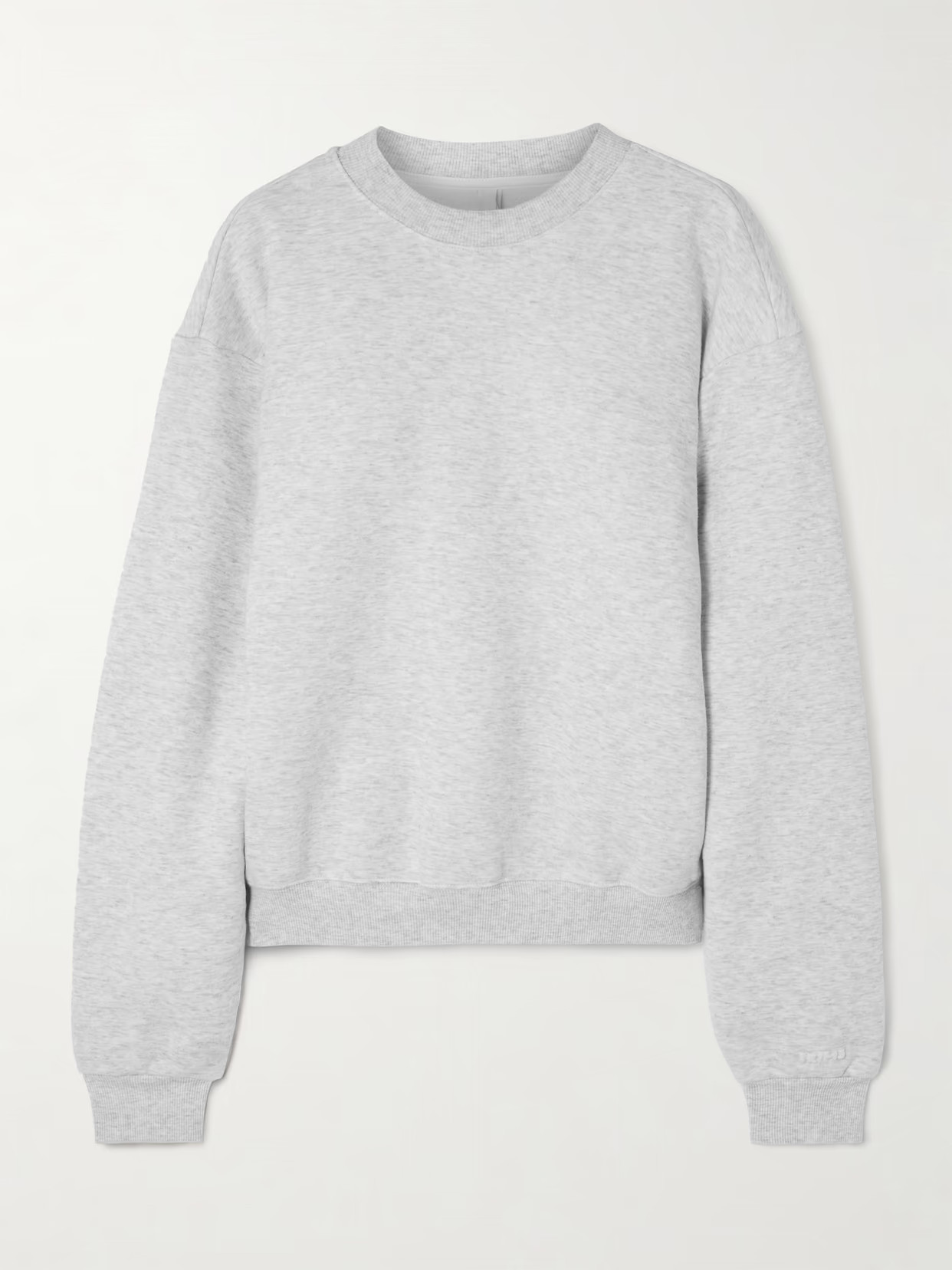 SKIMS - Classic Crewneck - Light Heather Grey | NET-A-PORTER (US)