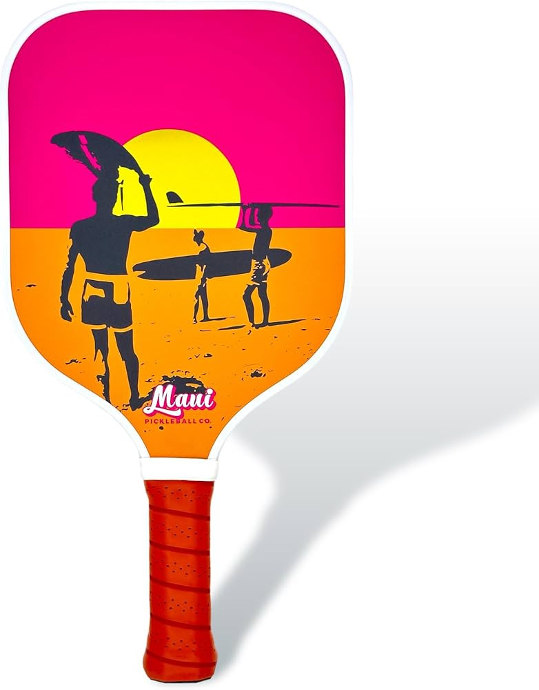 2024 Maui Pickleball Co. USAPA Approved Carbon Fiber Textured Pickleball Paddle | High Performanc... | Amazon (US)
