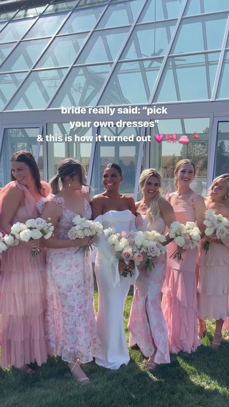 We love mismatched dresses for your bridesmaids and rounded up some of our favorite pink dresses for your ladies! 💗 

video by Madison Emily Hare Photogrpahy

#LTKVideo #LTKwedding #LTKstyletip