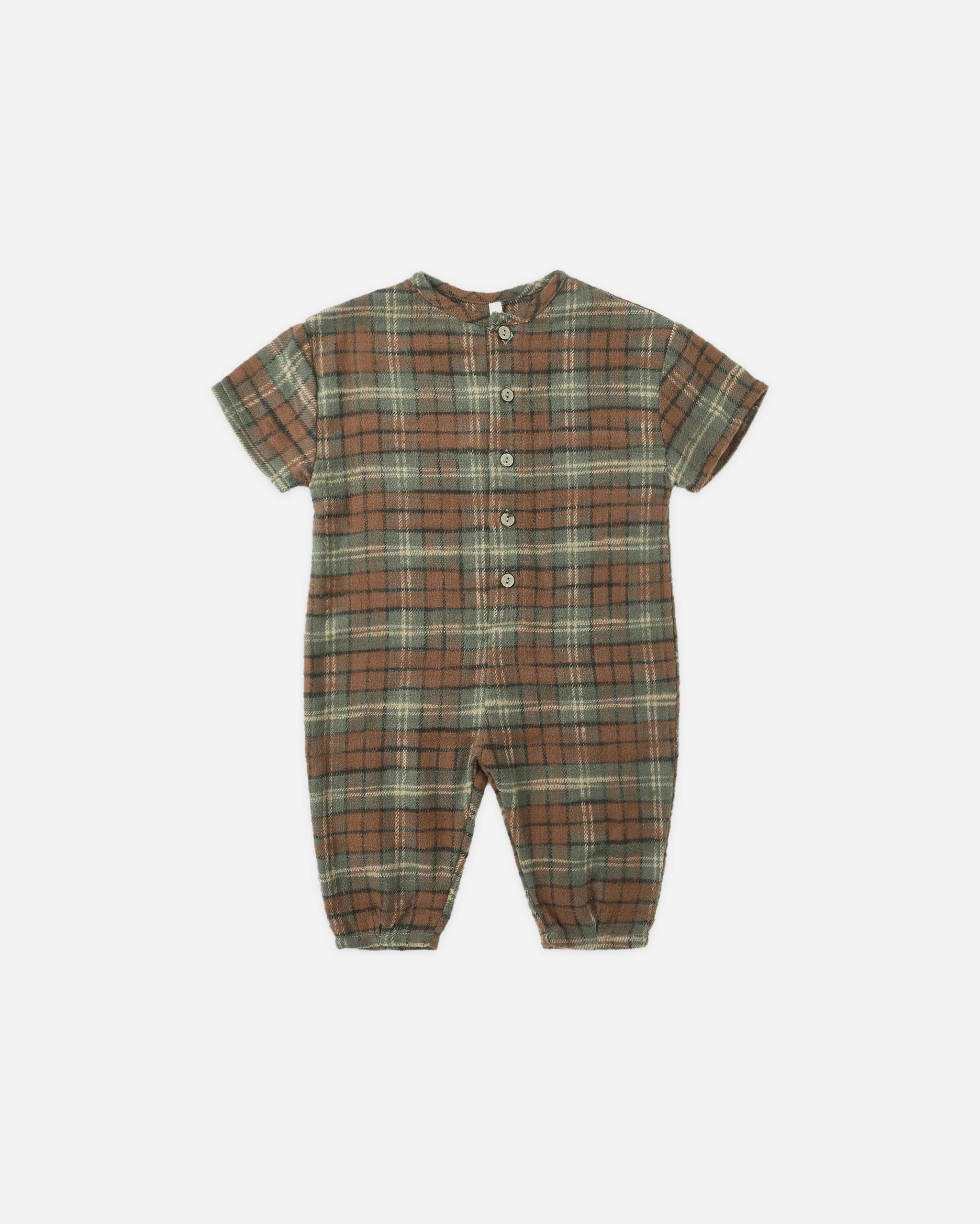 Hayes Jumpsuit || Holiday Plaid | Rylee + Cru