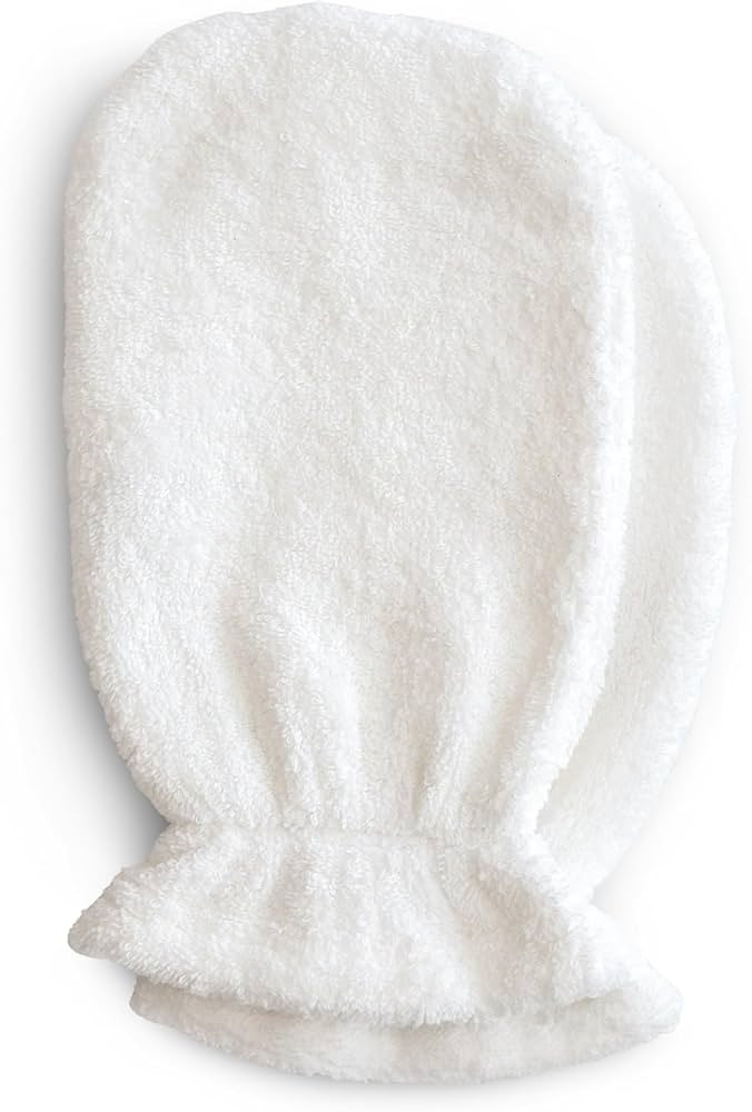 mushie Baby Bath Mitt | Organic Cotton | Pack of 2 (Pearl) | Amazon (US)