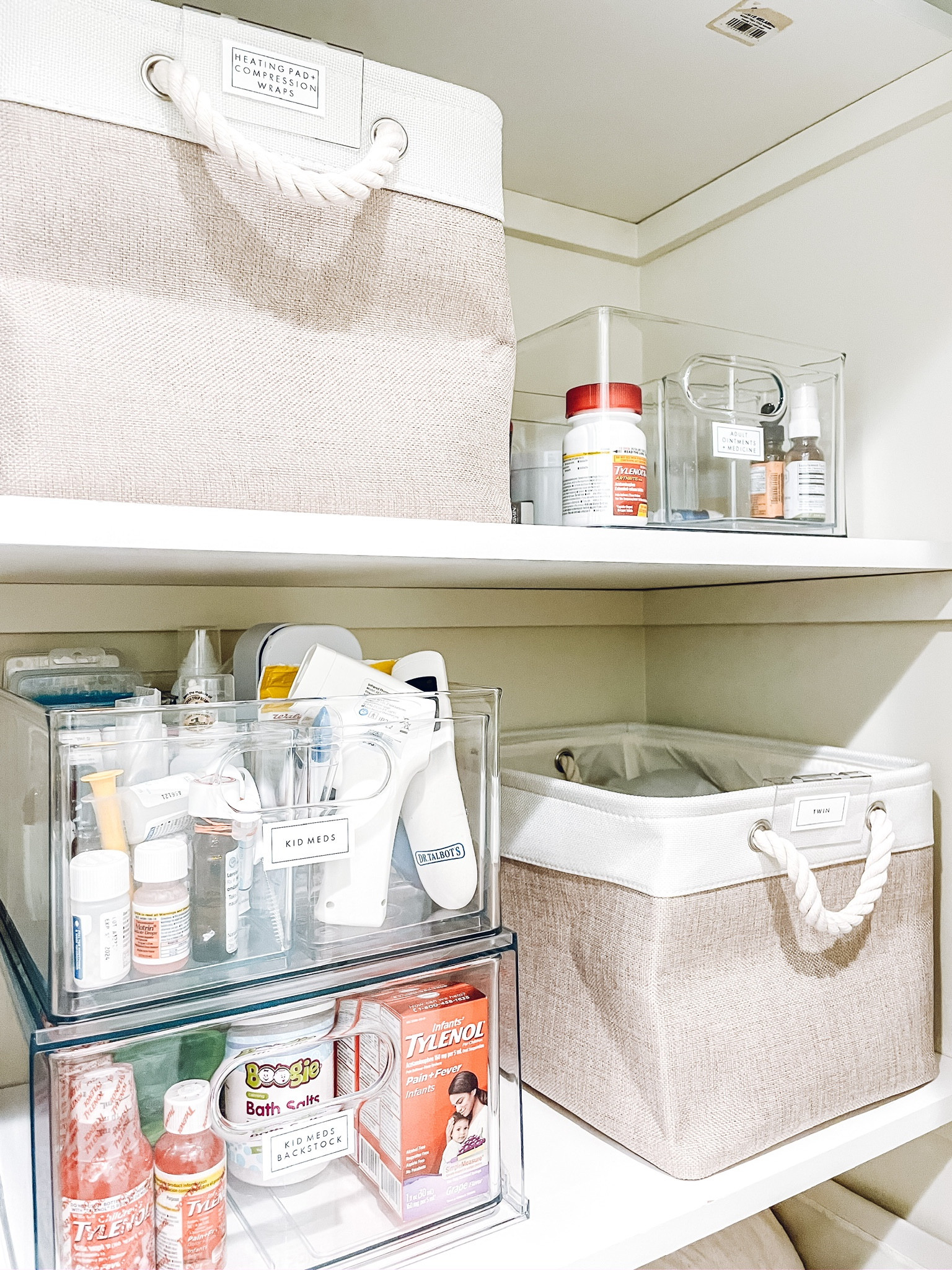  Linen closet organization✨ THE HOME EDIT Divided All-Purpose Bin. THE HOME EDIT Stackable Drawer. The Container Store Fabric Storage Bin With Rope Handles. The Container Store Storage Bin With Rope Handles. Target Johnson & Johnson First Aid To Go! Portable Mini Travel Kit. 

#LTKfamily #LTKkids #LTKhome