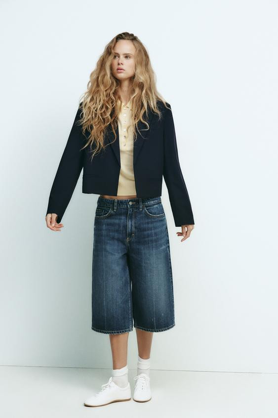 OVERSIZED CROP BLAZER | Zara US