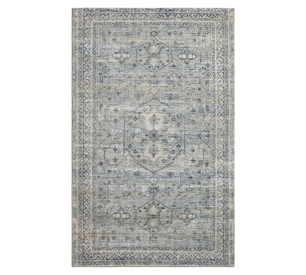 Lorre Handwoven Jute Chenille Rug | Pottery Barn (US)