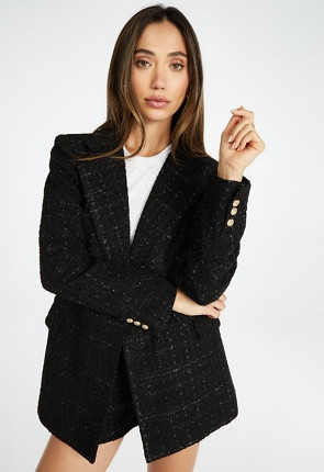 Tweed Luxe Blazer | JustFab