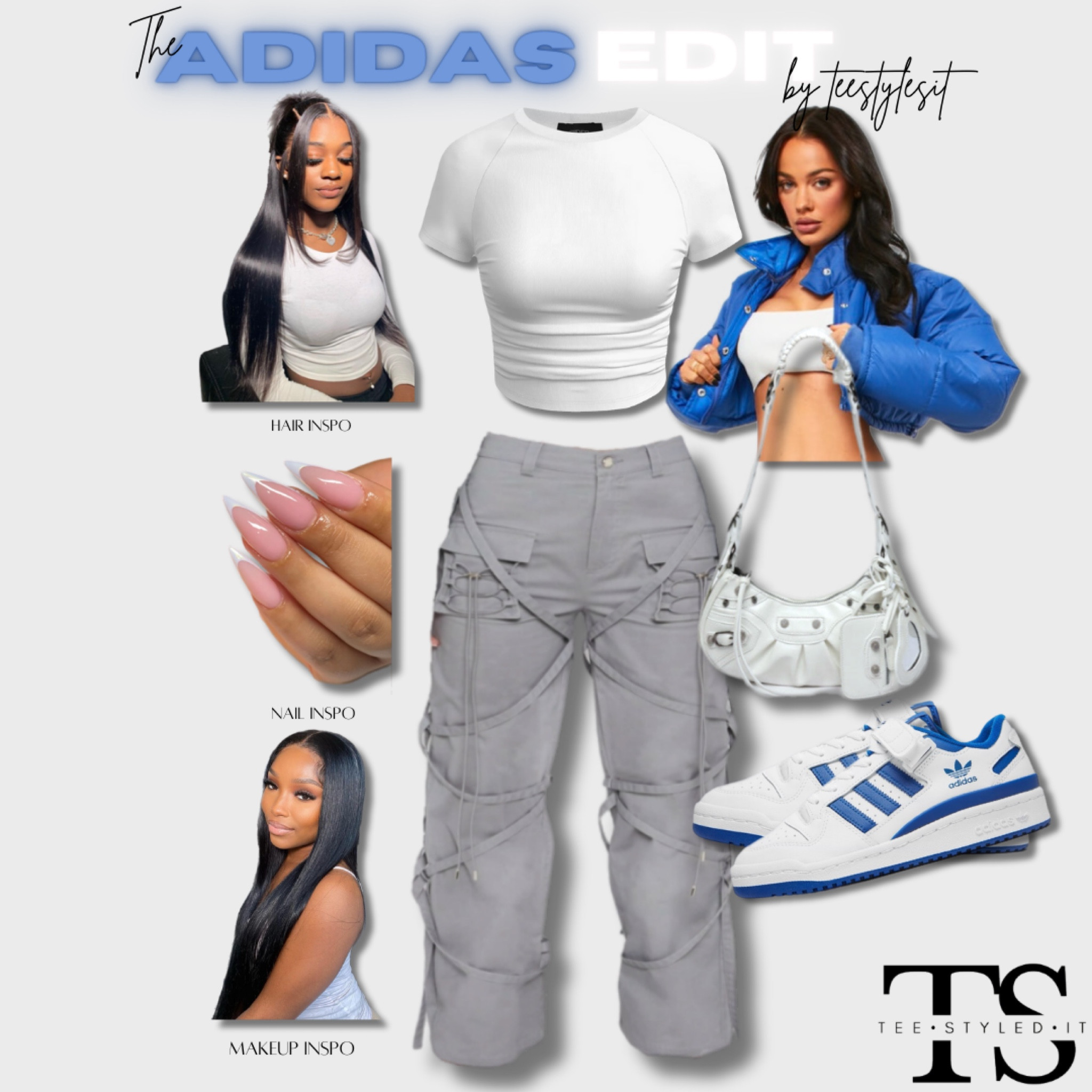 #LTKxadidas 
Cargos from Luxe To Kill! 
Bag from glamour stitch! 