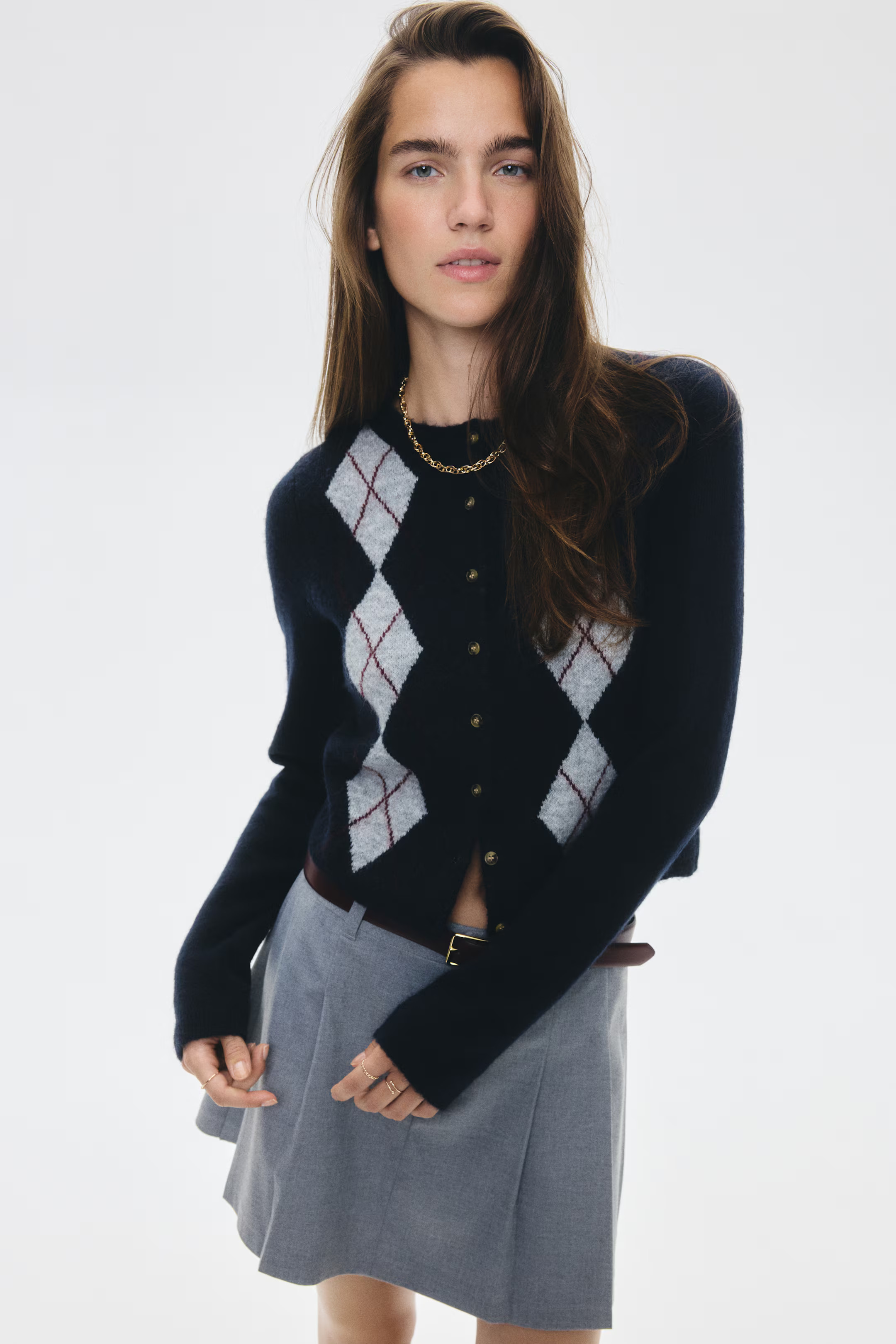 Jacquard-knit cardigan | H&M (UK, MY, IN, SG, PH, TW, HK)