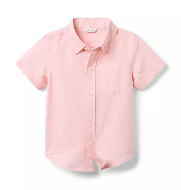 Linen-Cotton Shirt | Janie and Jack