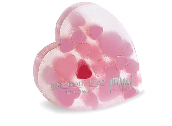 Primal Elements Bar Soap Shrinkwrapped, Heart of Hearts, 6.8 Ounce | Amazon (US)