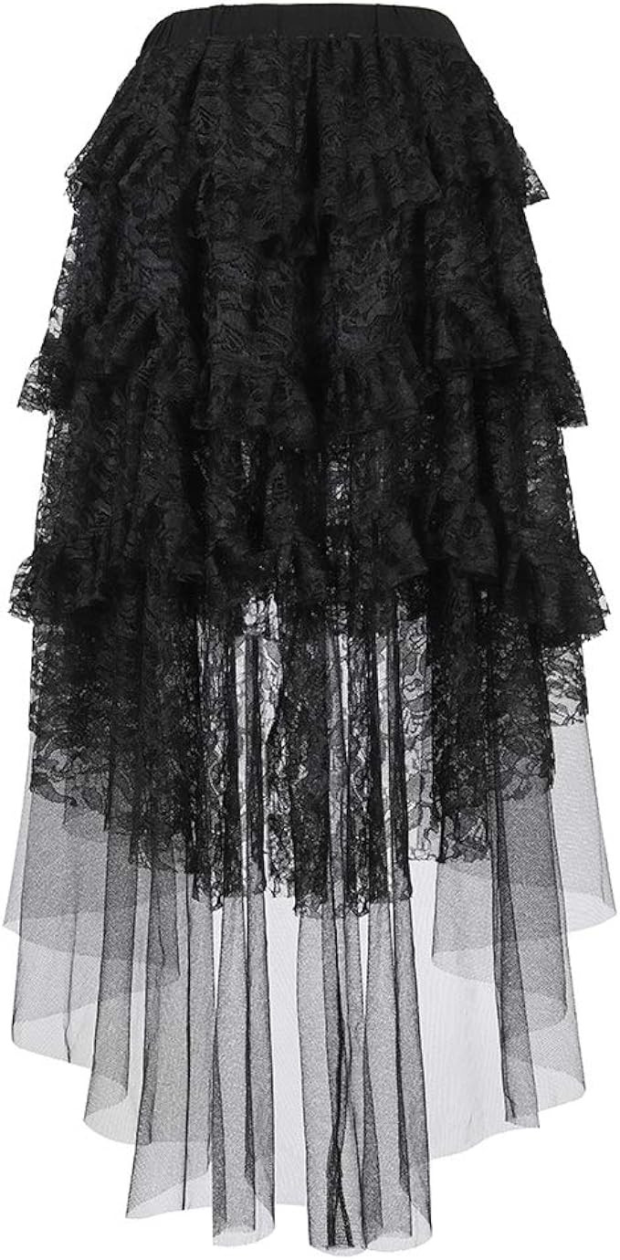 Zhitunemi Plus Size Steampunk Costume for Women Pirate Dressing Renaissance Skirt | Amazon (US)