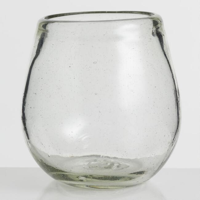 Recycled Stemless Wine Glasses Set Of 4 | World Market