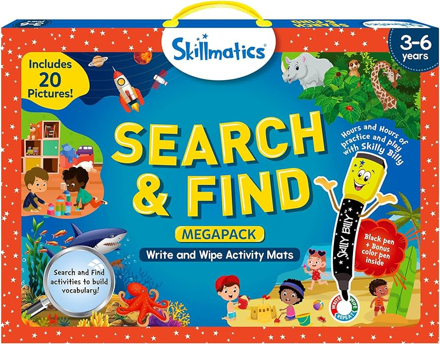 Skillmatics Preschool Learning Activity - Search and Find Megapack Educational Game, Perfect for ... | Amazon (US)