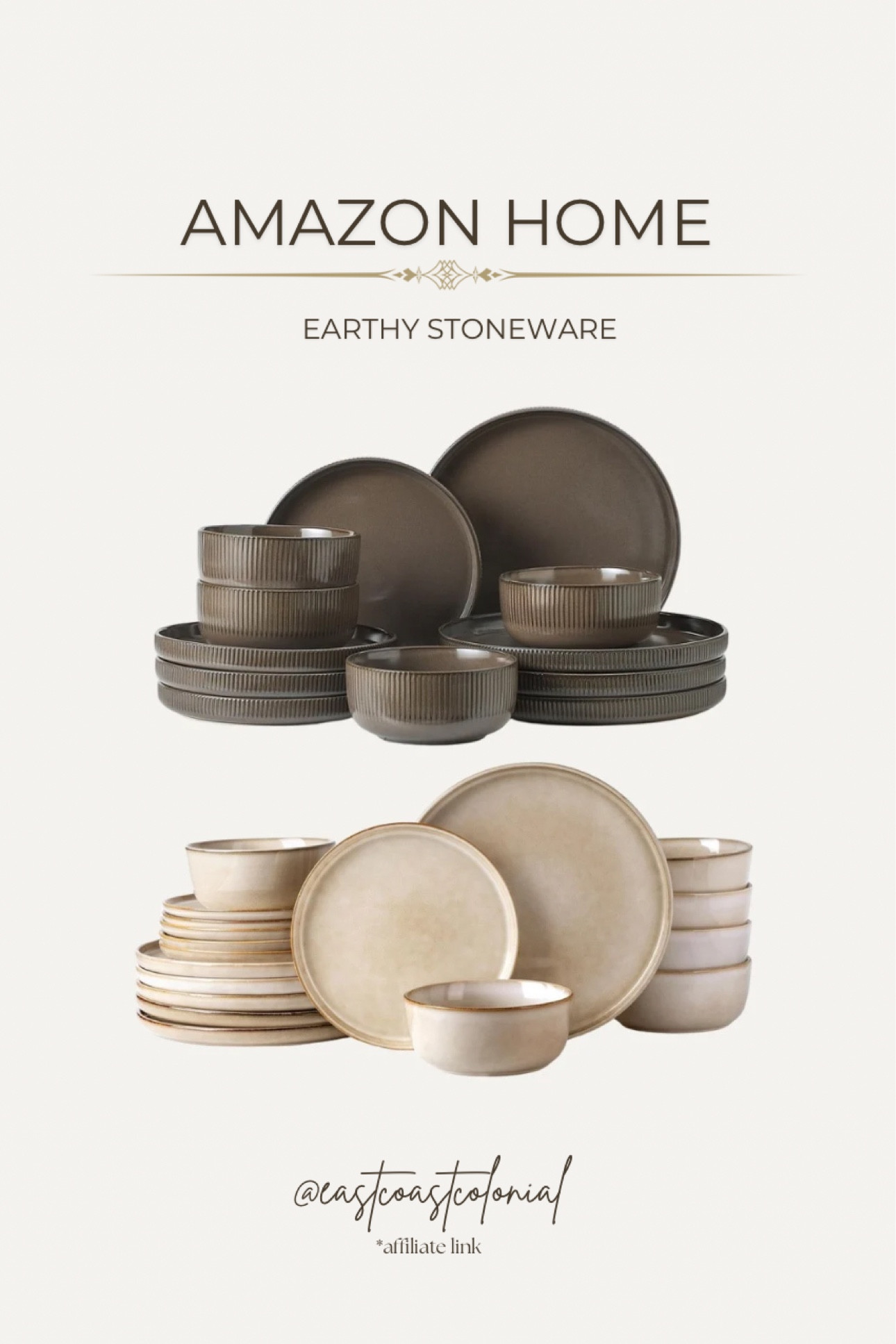 I’m loving these earthy stoneware dinnerware sets. 

Dinner | Kitchen | Dining room | Hosting | Family | Entertaining 

#LTKFamily #LTKHome #LTKParties