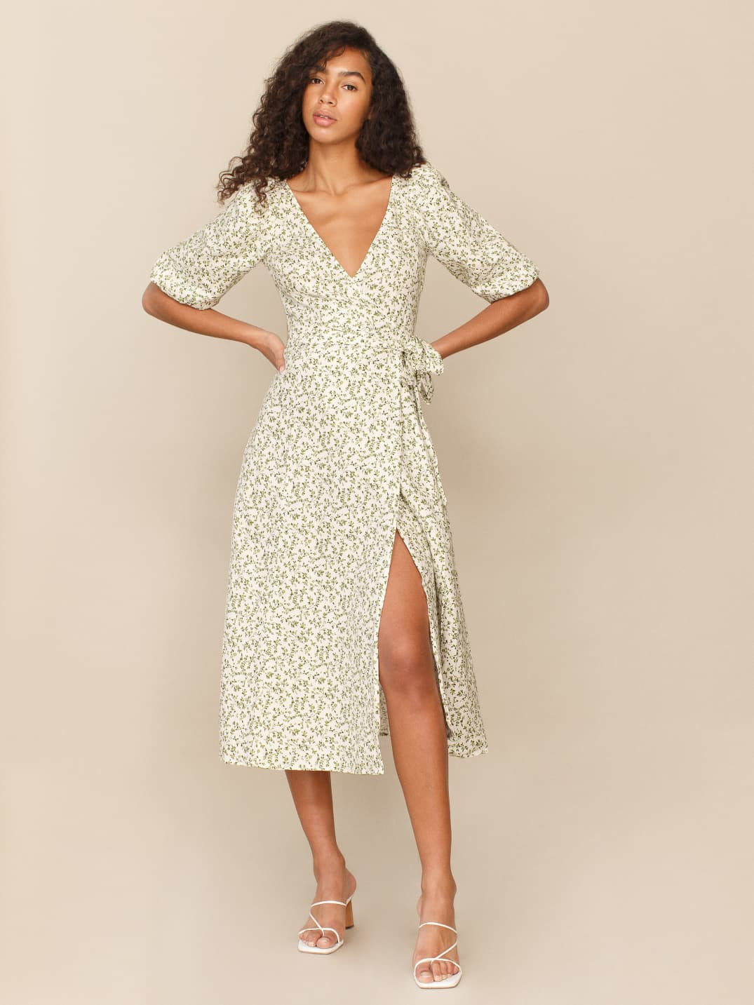 Mint Linen Dress | Reformation (Global)