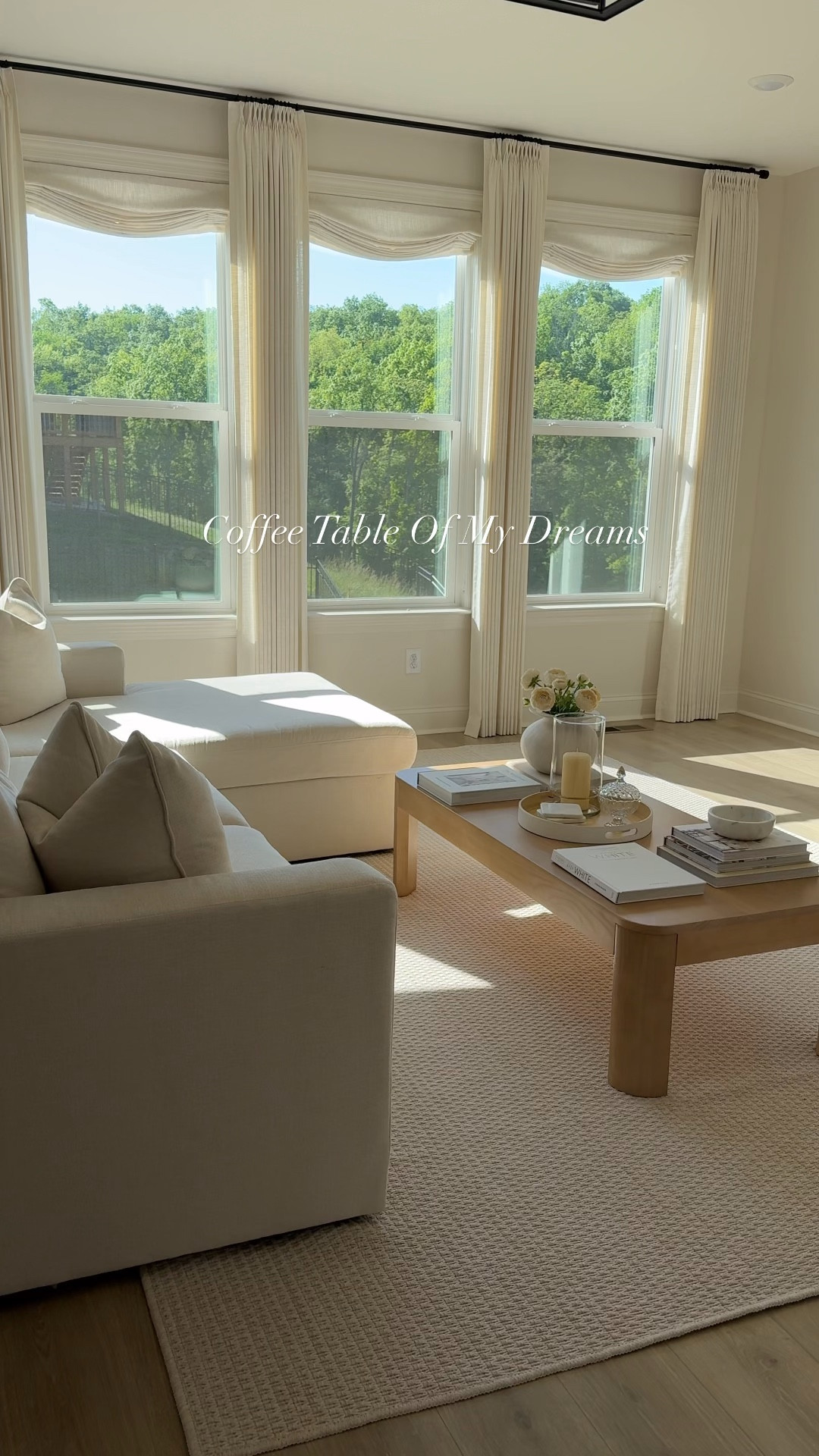The perfect coffee table. 
This blonde color is stunning and the size is spectacular. 

#LTKHome