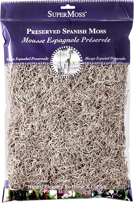 SuperMoss (26914) Spanish Moss Preserved, Natural, 8oz (200 cubic inch) | Amazon (US)