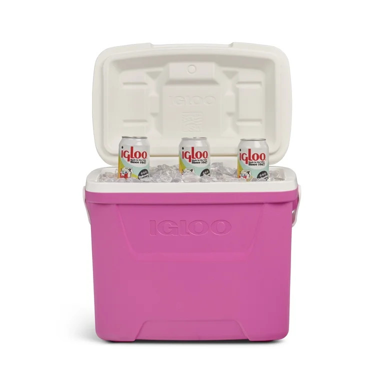 Igloo 28 QT Laguna Hard-Sided Ice Chest Cooler, Pink | Walmart (US)