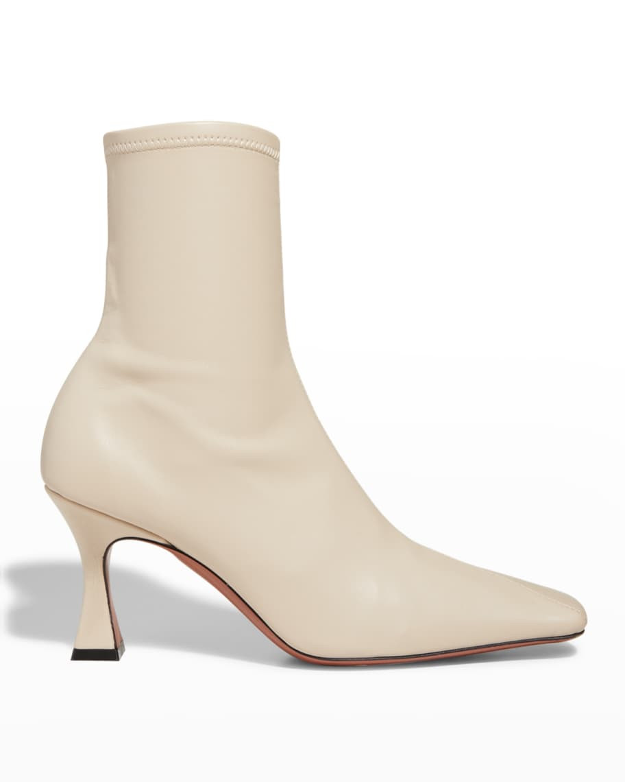 MANU ATELIER Duck Stretch Vegan Leather Booties | Neiman Marcus