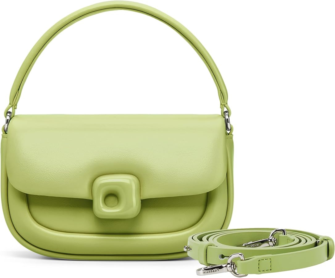 LAFESTIN Split Leather Small Crossbody Bags For Women With Adjustable Strap And Handle Versatile ... | Amazon (US)