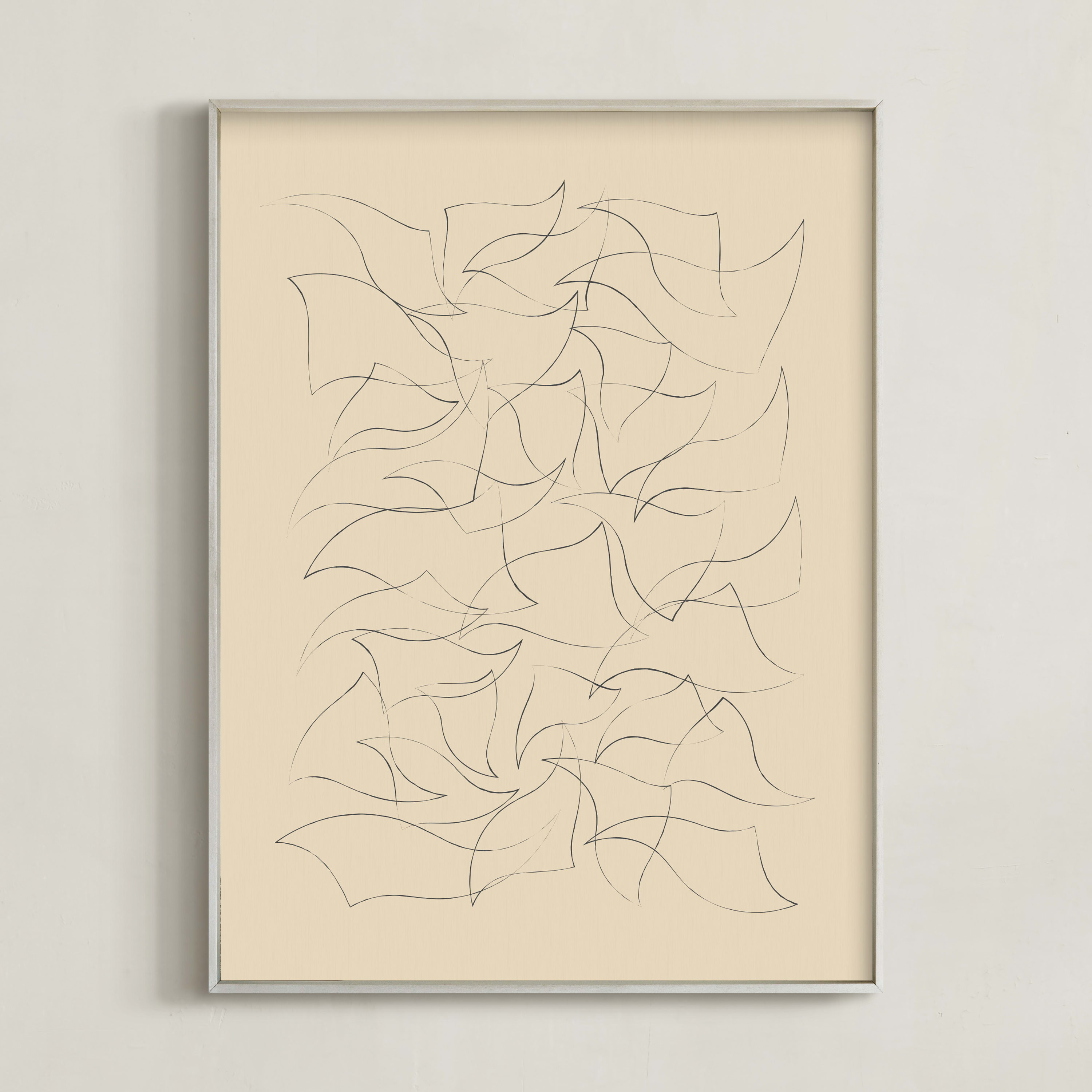 "Flock" - Drawing Limited Edition Art Print by Yohaku Oshima. | Minted
