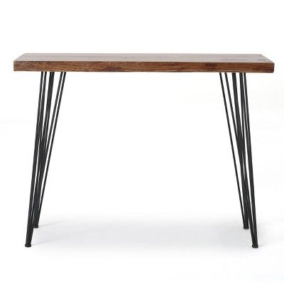 Remington Live Edge Console Table Natural Finish - Christopher Knight Home | Target