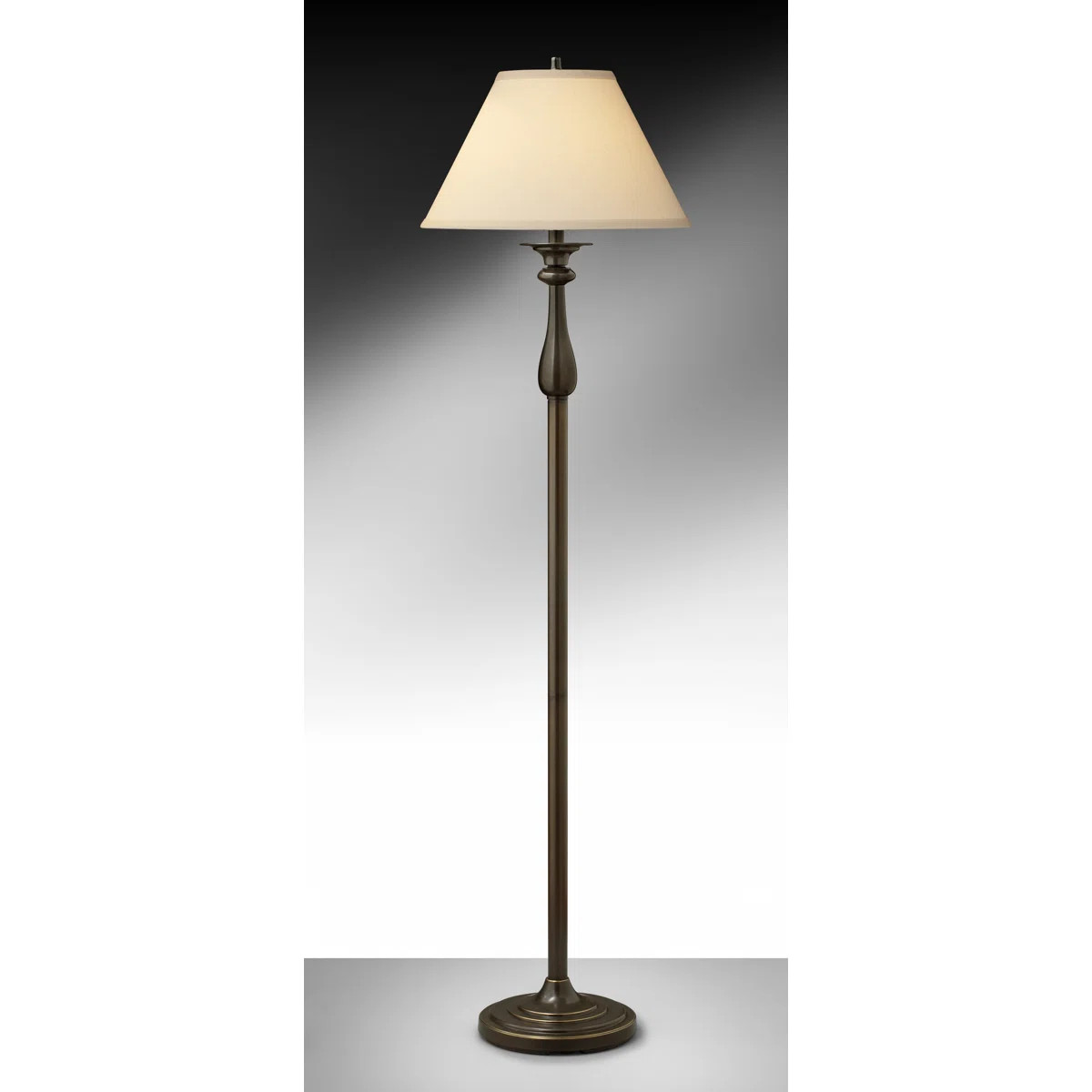 60'' Madison Bronze Traditional Floor Lamp | Wayfair North America