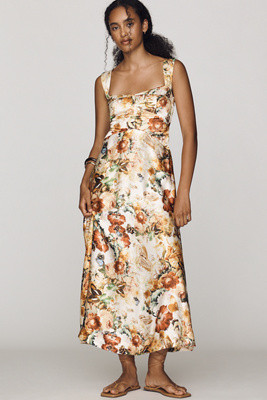 Jocelyn Midi Slip Dress by Burcu Korkmazyurek | Anthropologie (US)
