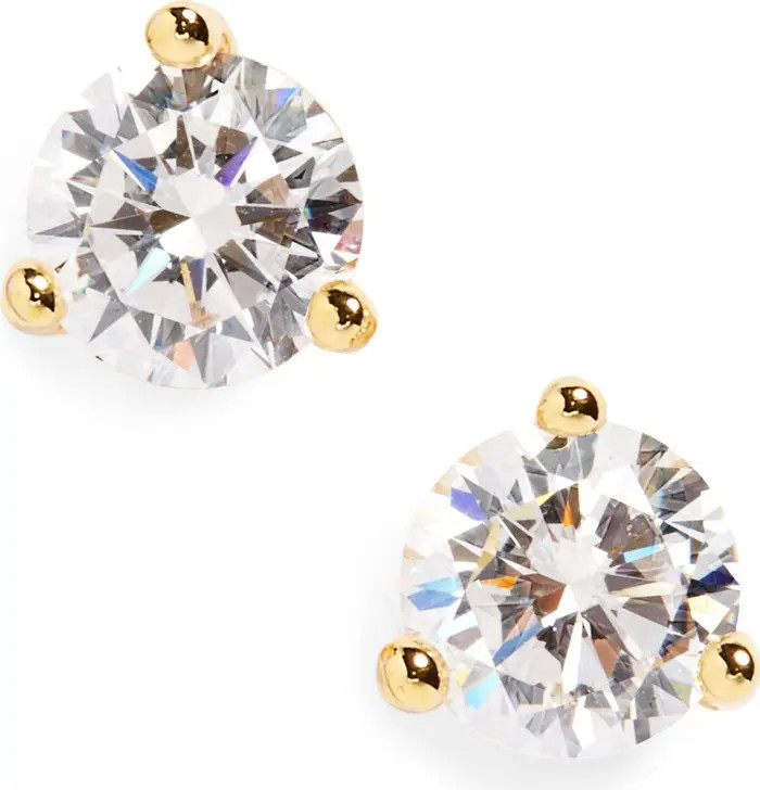 Cubic Zirconia Stud Earrings - 0.50ct. | Nordstrom