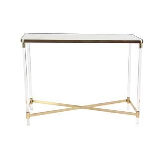 3.5ft. Clear Contemporary Acrylic Console Table | Michaels Stores