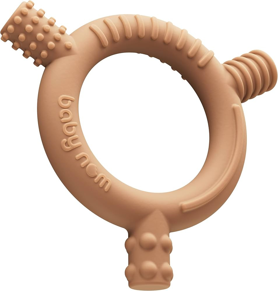 Baby Nom ® Teething Toys for Baby 3 Months and Up - 100% BPA-Free Food Grade Silicone Baby Teeth... | Amazon (UK)