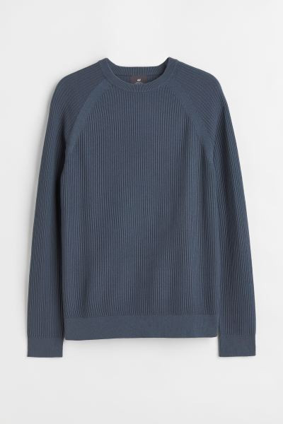 Knitted jumper Muscle Fit | H&M (UK, MY, IN, SG, PH, TW, HK)