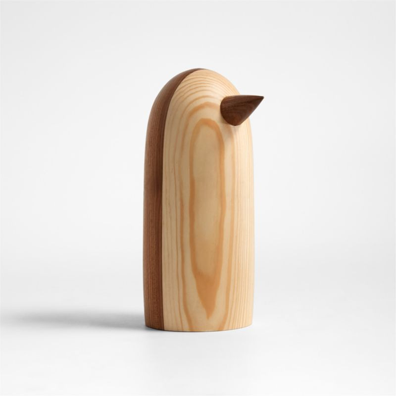 Holiday Wood Penguin | Crate & Barrel | Crate & Barrel