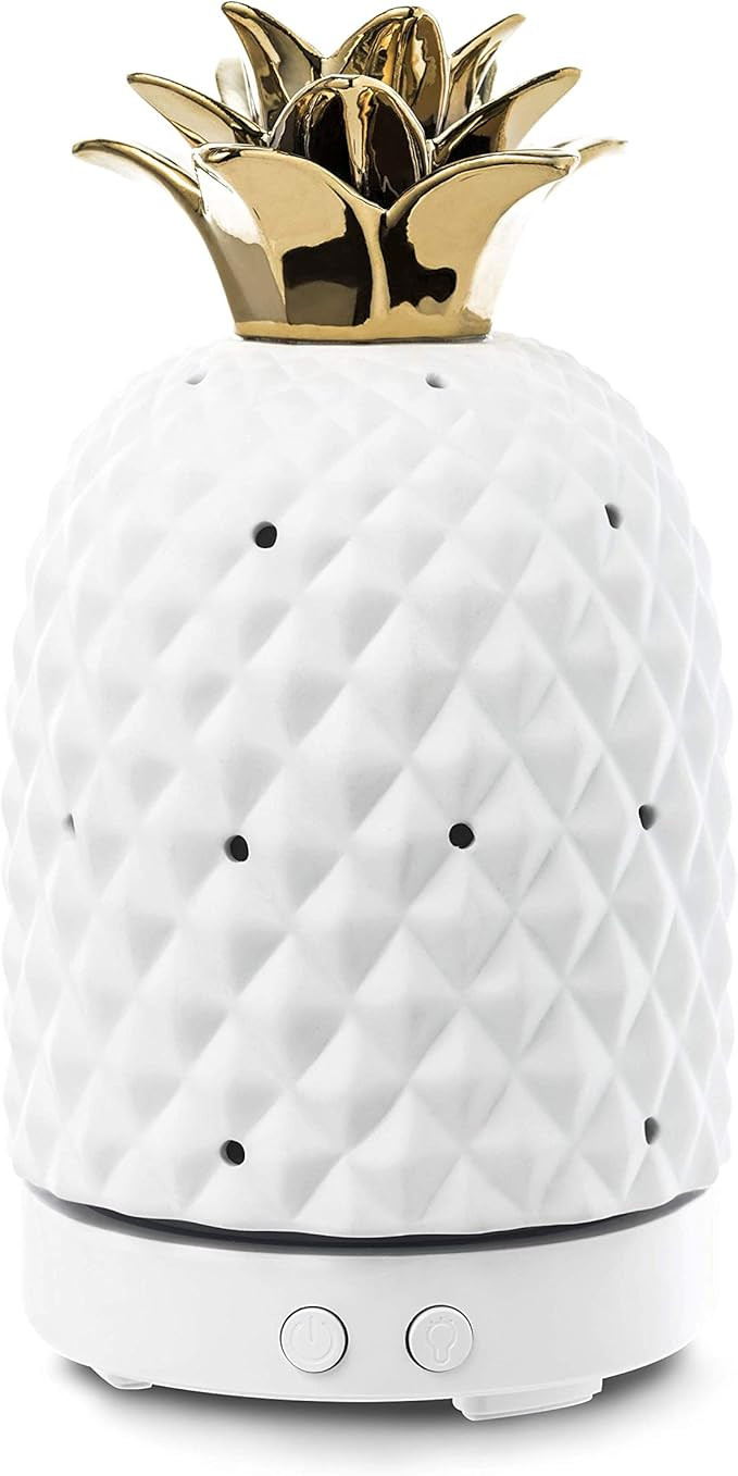 Design Accents Essential Oil Diffuser - Aromatherapy Ceramic Home Decor Cover Aroma Diffuser 100m... | Amazon (US)