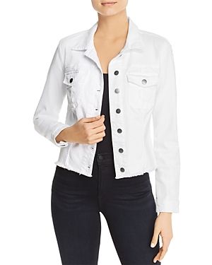 Kut from the Kloth Kara Frayed-Hem Denim Jacket | Bloomingdale's (US)