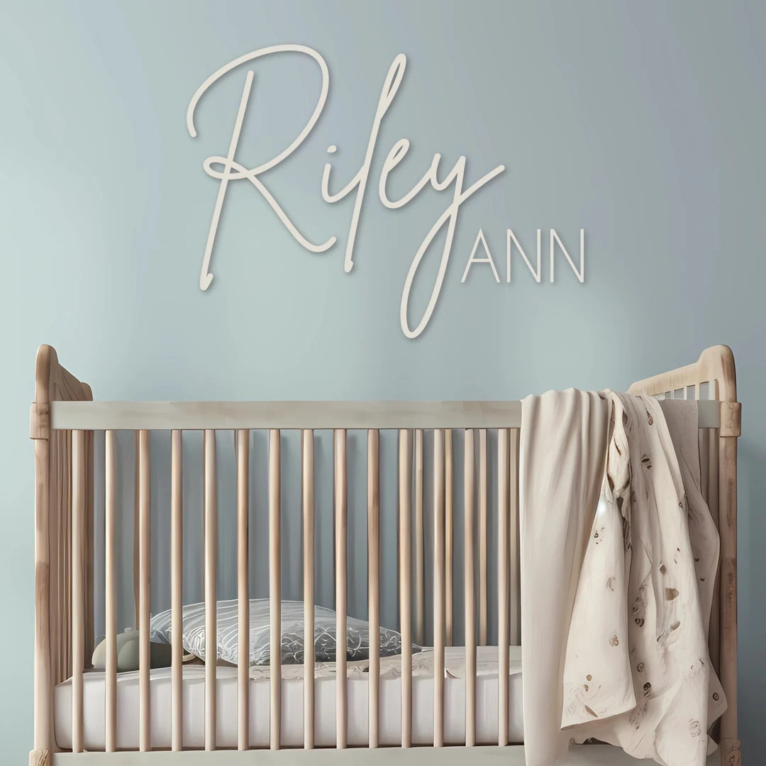 Nursery Name Sign Baby Wood Name Sign Wood Letters for Nursery Custom Name Sign - Etsy | Etsy (US)
