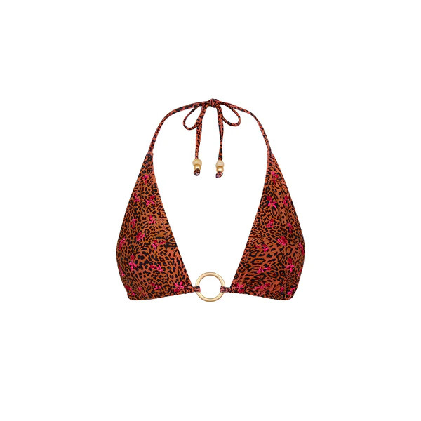 Ring Halter Bikini Top - Wild Rose | Kulani Kinis US