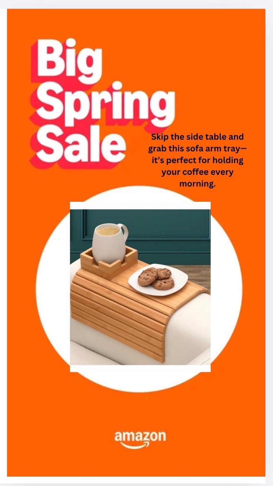 Skip the side table and grab this sofa arm tray—it’s perfect for holding your coffee every morning.

#LTKSaleAlert #LTKHome #LTKdayinmylife
