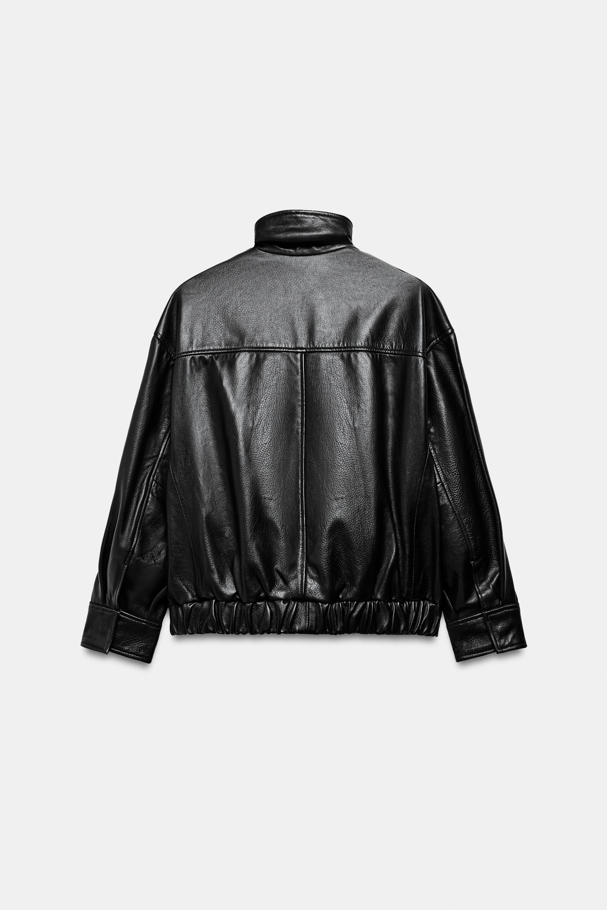 ZW COLLECTION LIMITED EDITION LEATHER JACKET | Zara US