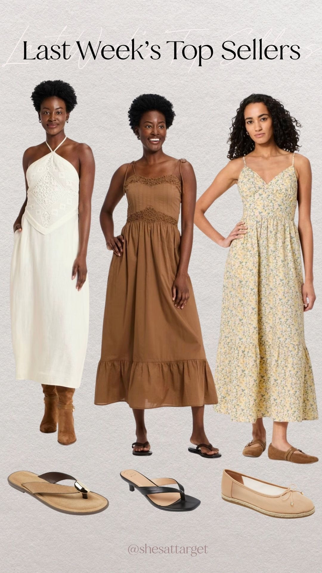 Last week’s top sellers from Target! So many cute dresses and new shoes!

#LTKSeasonal