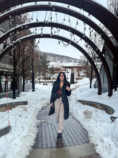 PC/Utah around town. Here it starts snowing at any given moment, so waterproof cozy boots + down coat is a must! Also a pair of polarized sunnies is a game-changer 🕶️ 

#LTKsalealert #LTKfindsunder50 #LTKtravel