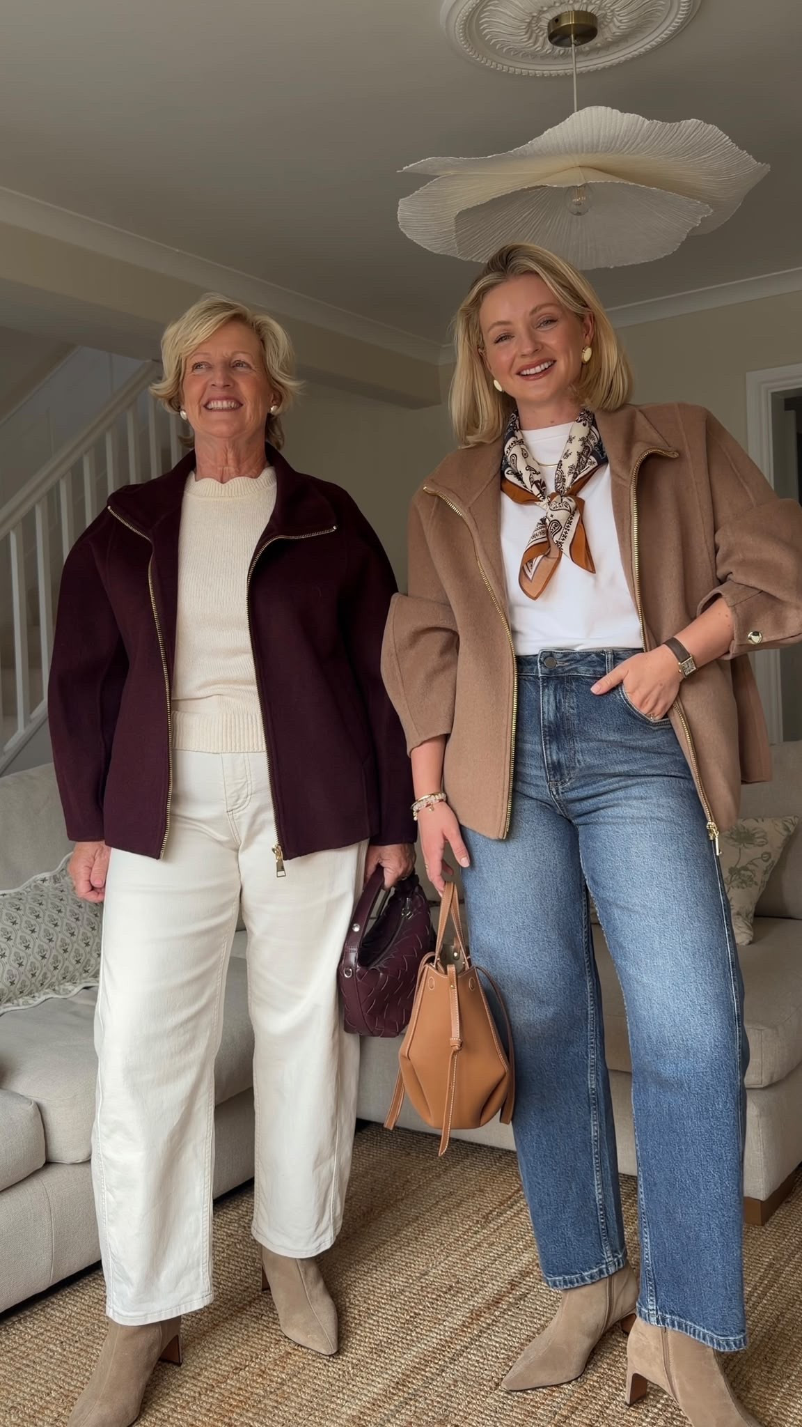 Use my Mint Velvet Discount code: LAURABYRNES15 - ends 29th Sept

Autumn outfit wearing bomber jacket, wool cardigan, knit scarf, barrel jeans and scallop top 🍂

#LTKuk #LTKautumn