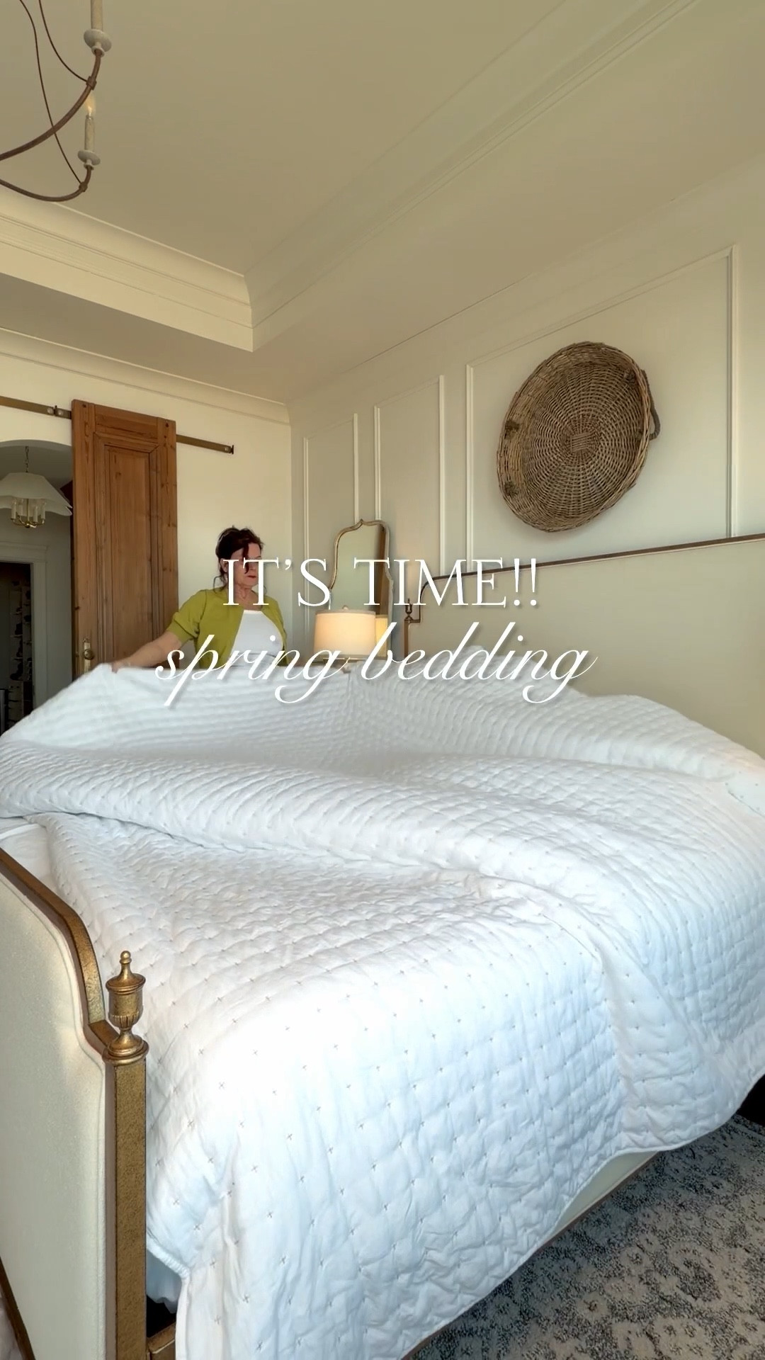 Spring in my bedroom with a summery quilt, duvet and pretty euro shams. I also linked my favorite pillows, mattress pad and sheets.


#founditonamazon
#bedroom
#bedlinens

#LTKvlog #LTKHome #LTKSeasonal