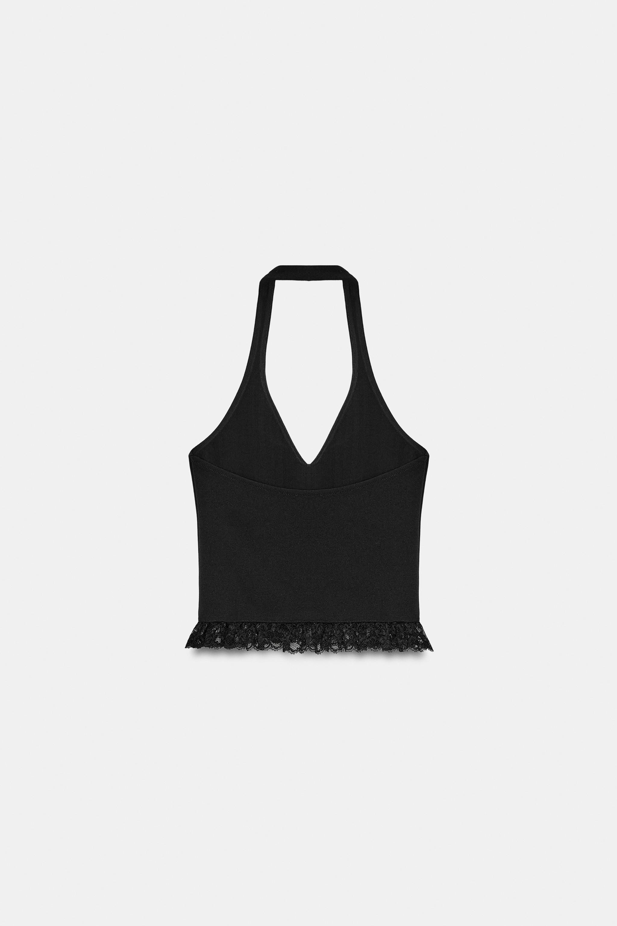 STRETCH LACE TOP | Zara US