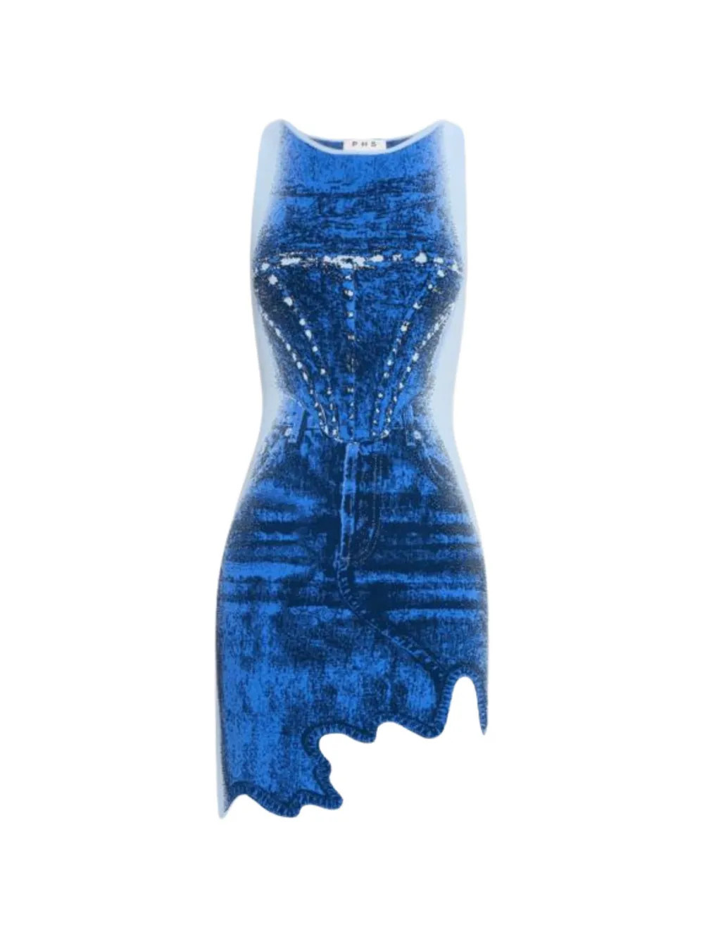 PH5 sleeveless mini dress - Blue | Farfetch Global