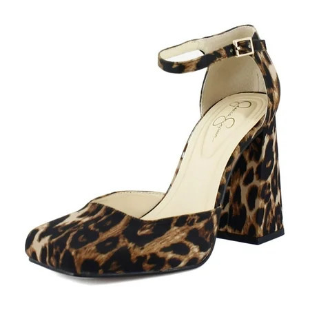 Jessica Simpson Lollah Women s Heels Natural Leopard Size 7 M | Walmart (US)
